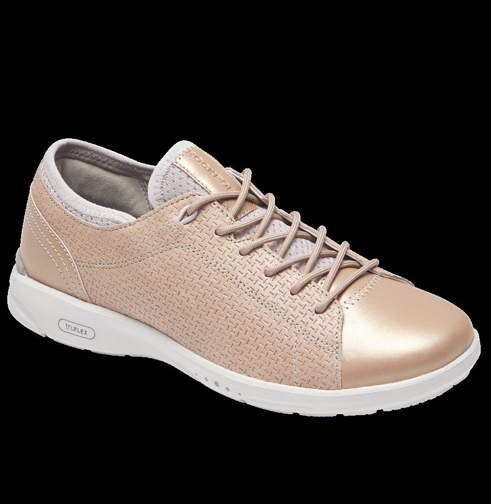 Rockport Singapore Womens Sneakers - truFLEX Lace-to-Toe Pink - IX6941820